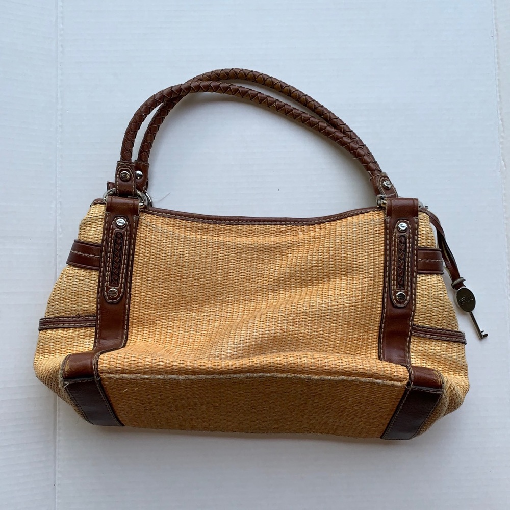 Fossil Tan&Brown&Multi Colored Purse